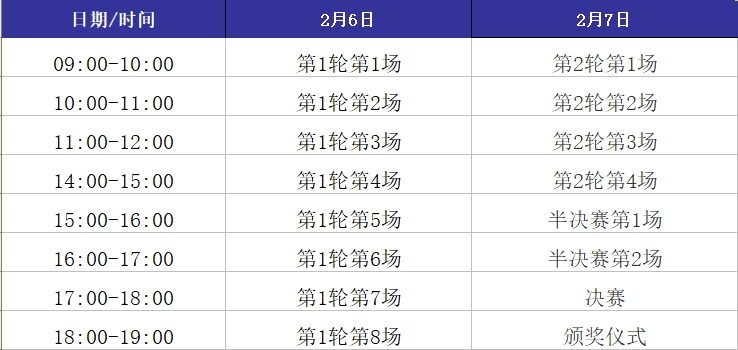 财神杯视频象棋快棋赛比赛日程表 财神杯视频象棋快棋赛比赛日程表