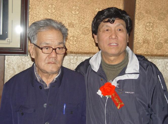    藏如意（左）和金启昌（右）